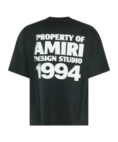 Amiri Mens Black 1994 Logo-print Skate Cotton-jersey T-shirt In Black