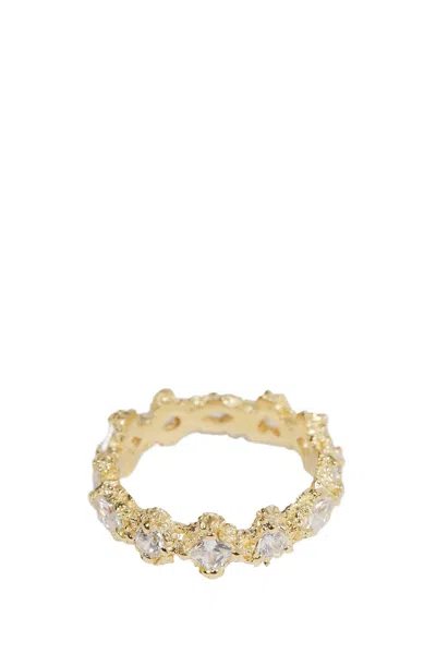Veneda Carter Thin Multi Cut Ring In Gold