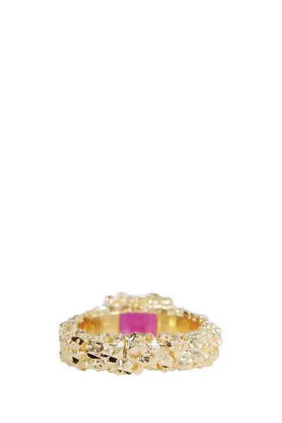 Veneda Carter Ruby Signet Ring In Gold