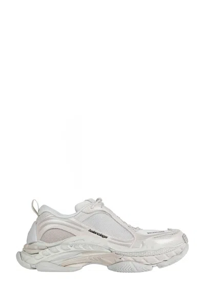 Balenciaga Triple S.2 Gandient Mesh And Nylon Inserts With Used-effect In White