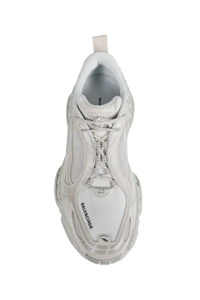 Balenciaga Triple S.2 Gandient Mesh And Nylon Inserts With Used-effect In White