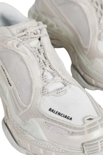 Balenciaga Triple S.2 Gandient Mesh And Nylon Inserts With Used-effect In White