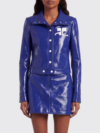 COURRÈGES 外套 女士 颜色 蓝色