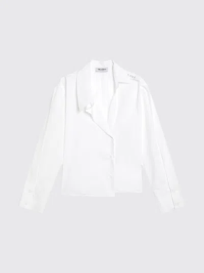 Attico Solid Buttoned Shirt In White