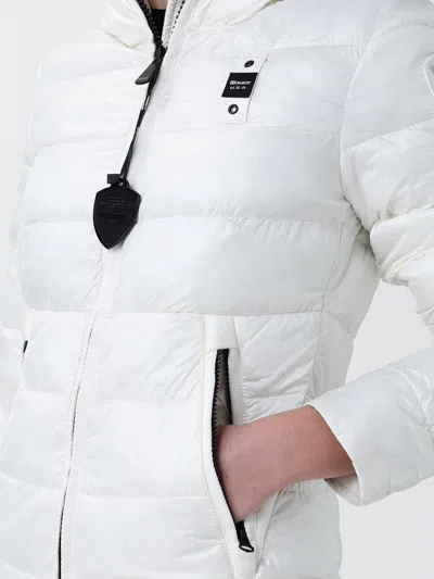 Blauer Nylon Down Jacket In White