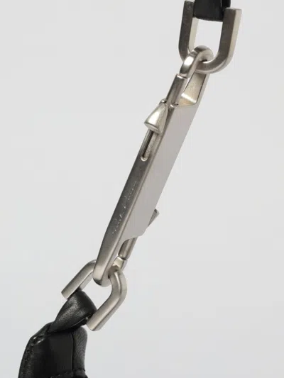 Rick Owens Gemini Shoulder Bag Adjustable Strap Hardware In Black