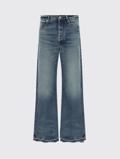 Gallery Dept. Medium Blue Washed-effect Jeans In Blue