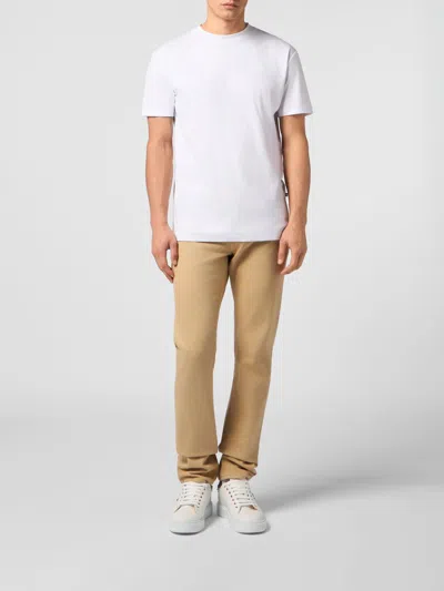 Billionaire Basic Cotton T-shirt In White