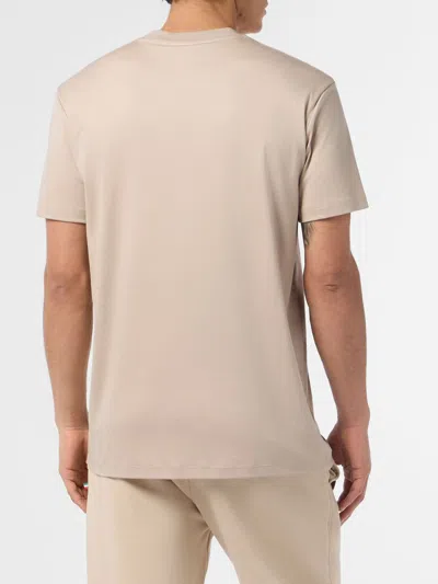 Billionaire Basic Cotton T-shirt In Brown