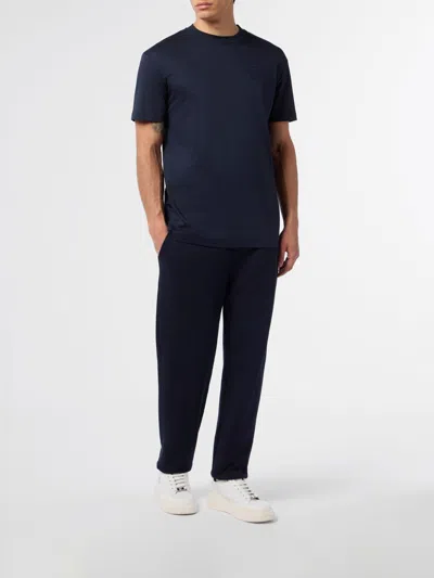 Billionaire Basic Cotton T-shirt In Blue