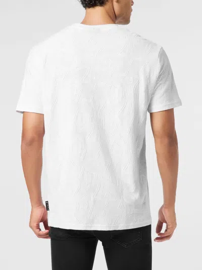 Philipp Plein Lightweight Short Sleeve Crew Neck T-shirt In White