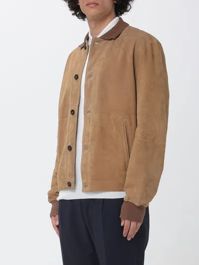 Corneliani Jacket Men In Brown