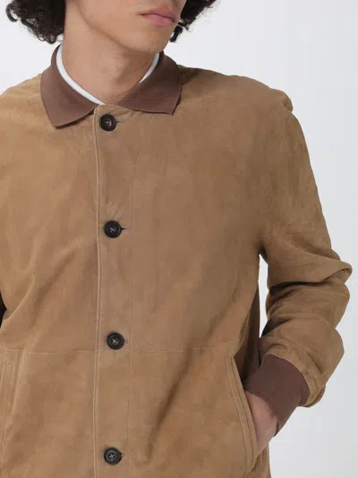 Corneliani Jacket Men In Brown