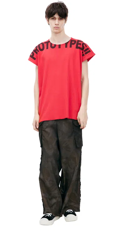 Prototypes Logo Printed T-shirt In Red