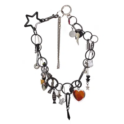 Doublet Key Chain In Silver