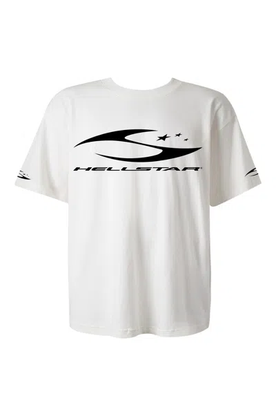 Hellstar H Cursive Logo T-shirt In Neutral