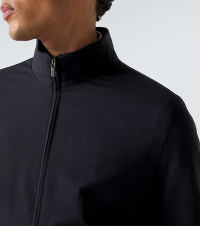 Thom Sweeney Technical Bomber Jacket In Blue
