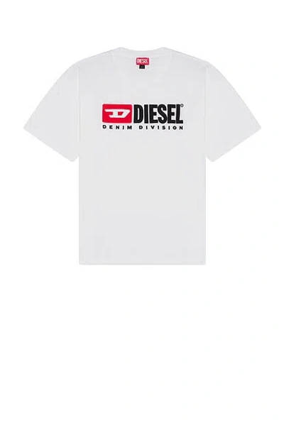 Diesel T-boxt-div T-shirt In White