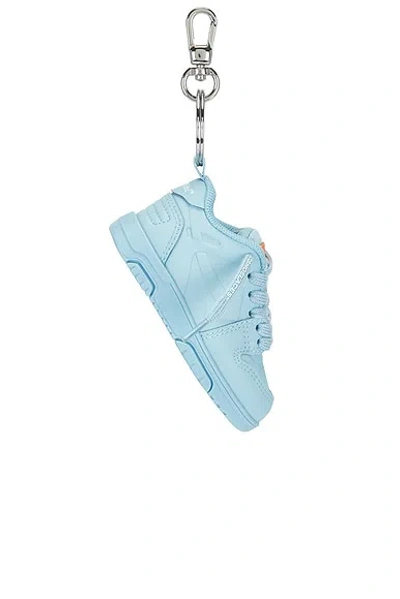 Off-white Ooo Keyring In Blue