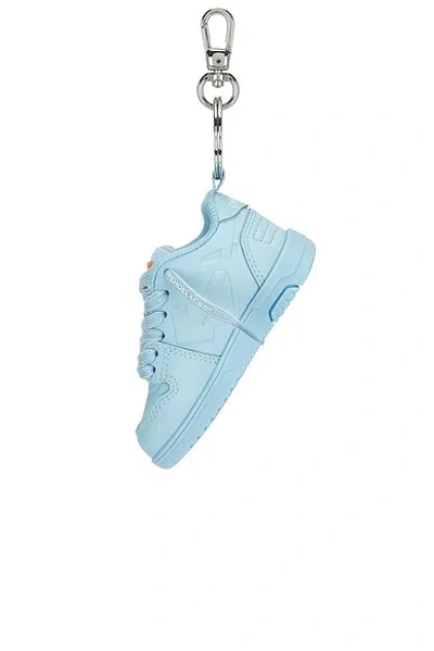 Off-white Ooo Keyring In Blue