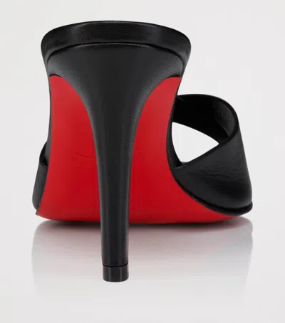 Christian Louboutin Fanny Slide Leather Heeled Mules 85 In Multi