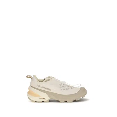 Mm6 Maison Margiela White Polyamide Athletic Sneakers In Multi