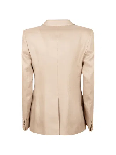 Tagliatore Double-breasted Jacket In Brown