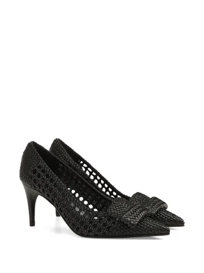 Sergio Rossi Braid Pumps In Black