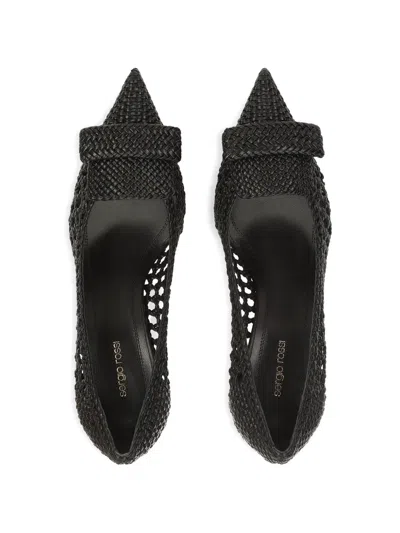 Sergio Rossi Braid Pumps In Black