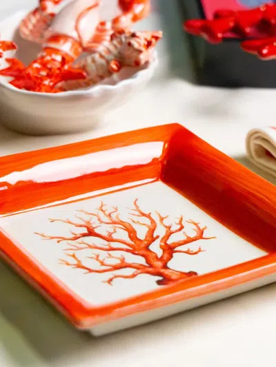 Les-ottomans Decorative Objects Multicolour Uni In Orange