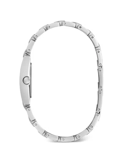 Guess Usa Cove Rectangular-face 23mm Watch In Metallic