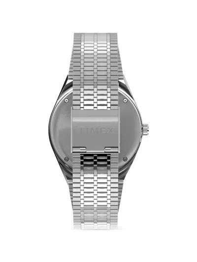 Timex X Seconde Seconde Analog 38mm Watch In Silver