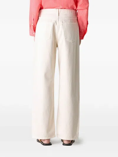 Agolde Low Slung Jeans In White