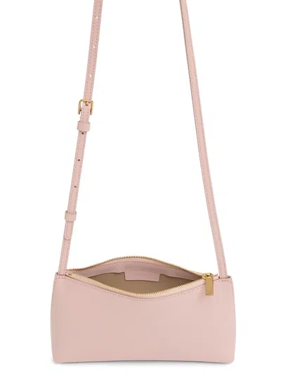 Mansur Gavriel Mini Gaia Leather Crossbody Bag In Pink