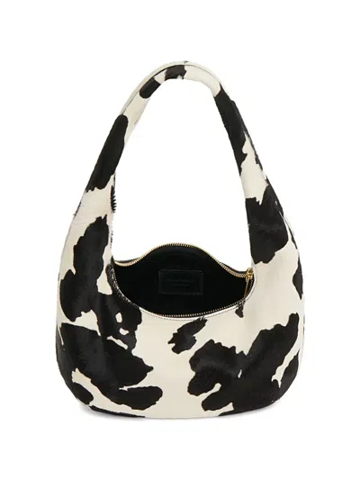 Mansur Gavriel Mini Gnocchi Bag In Printed Ponyhair