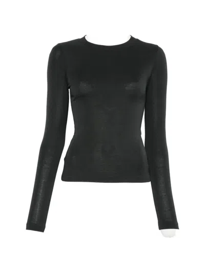 Essentials Long-sleeve T-shirt In Black