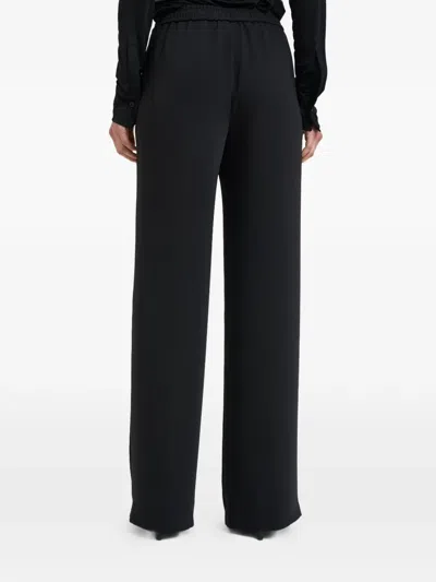 Herno Drawstring Elasticated-waist Trousers In Black
