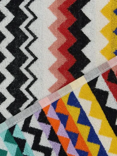 Missoni Best Zigzag-pattern Towel Set In Multi