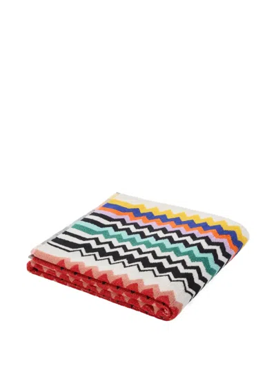 Missoni Best Zigzag-pattern Bath Towel In Neutral