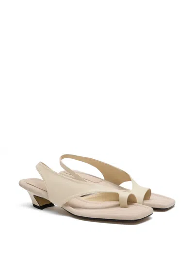 System Curvea Slingback Sandals In Neutral