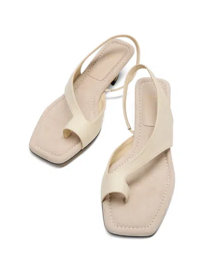 System Curvea Slingback Sandals In Neutral