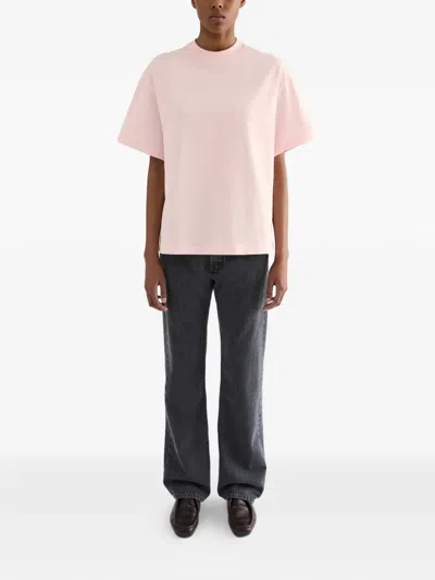 Jil Sander Logo-print T-shirt In Pink