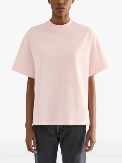 Jil Sander Logo-print T-shirt In Pink