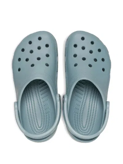 Crocs Perforated Mules In Blue