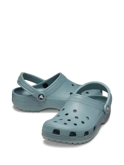 Crocs Perforated Mules In Blue