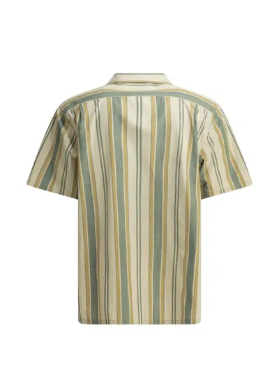 Filson Striped Short-sleeve Shirt In Green