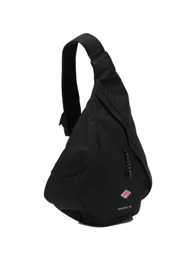 Danton Rhone 14 Logo-patch Backpack In Black