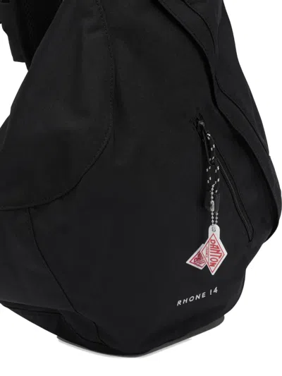 Danton Rhone 14 Logo-patch Backpack In Black