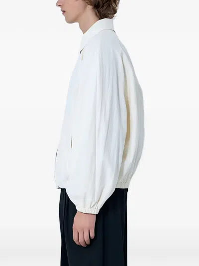 Jacquemus Zip-front Elasticated Jacket In White
