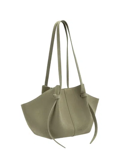 Yuzefi Double-handle Shoulder Bag In Green
